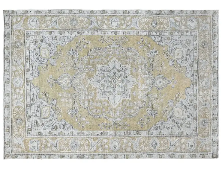 Beige Persan Tapis Persan vintage  276 x 192 cm