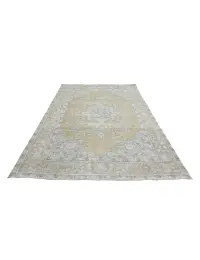 Beige Persan Tapis Persan vintage  276 x 192 cm