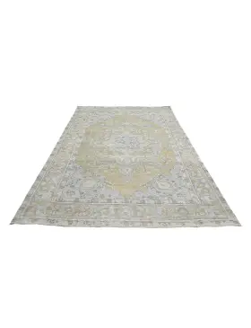 Beige Persien Persischer Vintage Teppich  276 x 192 cm