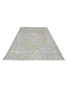 Beige Persien Persischer Vintage Teppich  276 x 192 cm