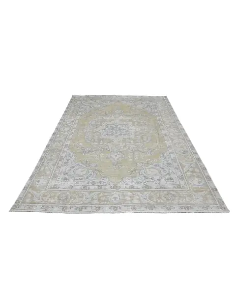 Beige Persien Persischer Vintage Teppich  276 x 192 cm