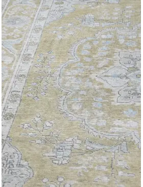 Beige Persien Persischer Vintage Teppich  276 x 192 cm