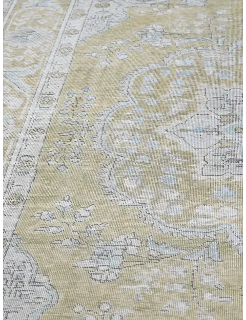 Beige Persien Persischer Vintage Teppich  276 x 192 cm