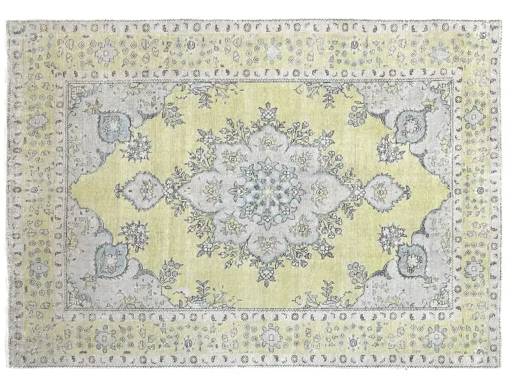 Grün Persien Persischer Vintage Teppich  293 x 206 cm