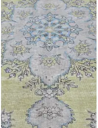 Grün Persien Persischer Vintage Teppich  293 x 206 cm