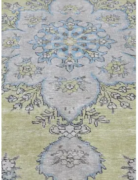 Grün Persien Persischer Vintage Teppich  293 x 206 cm