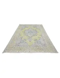 Grün Persien Persischer Vintage Teppich  293 x 206 cm