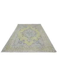 Grün Persien Persischer Vintage Teppich  293 x 206 cm
