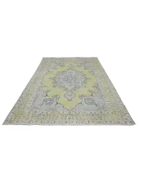 Grün Persien Persischer Vintage Teppich  293 x 206 cm