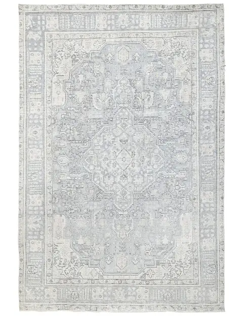 Blau Persien Persischer Vintage Teppich  287 x 192 cm