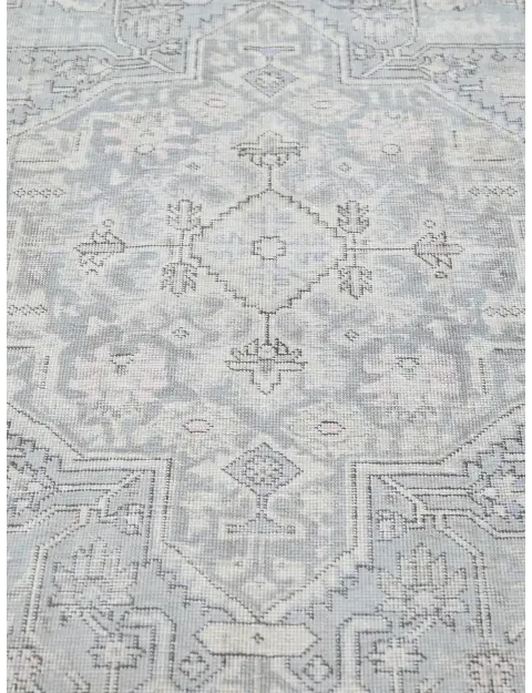 Blau Persien Persischer Vintage Teppich  287 x 192 cm