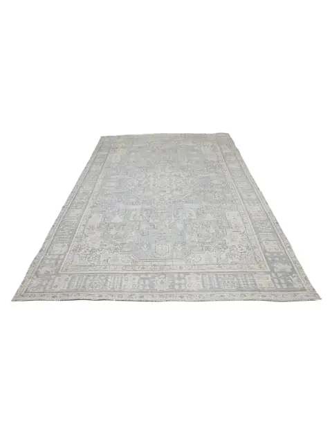 Blau Persien Persischer Vintage Teppich  287 x 192 cm