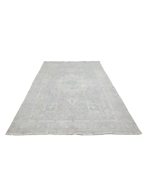 Grau Persien Persischer Vintage Teppich  284 x 196 cm