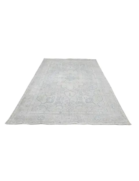 Grau Persien Persischer Vintage Teppich  284 x 196 cm