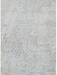 Grau Persien Persischer Vintage Teppich  284 x 196 cm