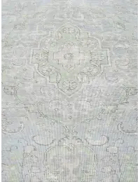 Blau Persien Persischer Vintage Teppich  317 x 220 cm