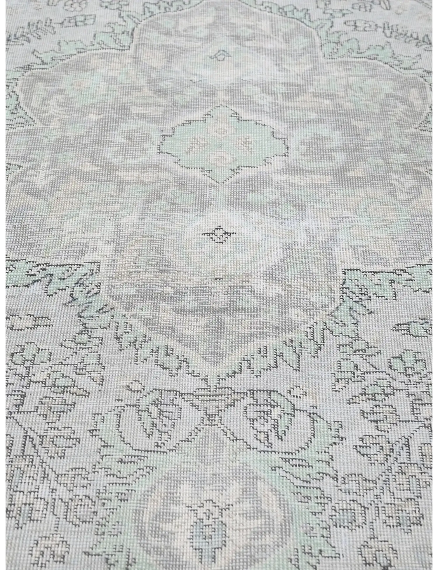Blau Persien Persischer Vintage Teppich  335 x 239 cm - Einzigartiger handgefertigter Teppich