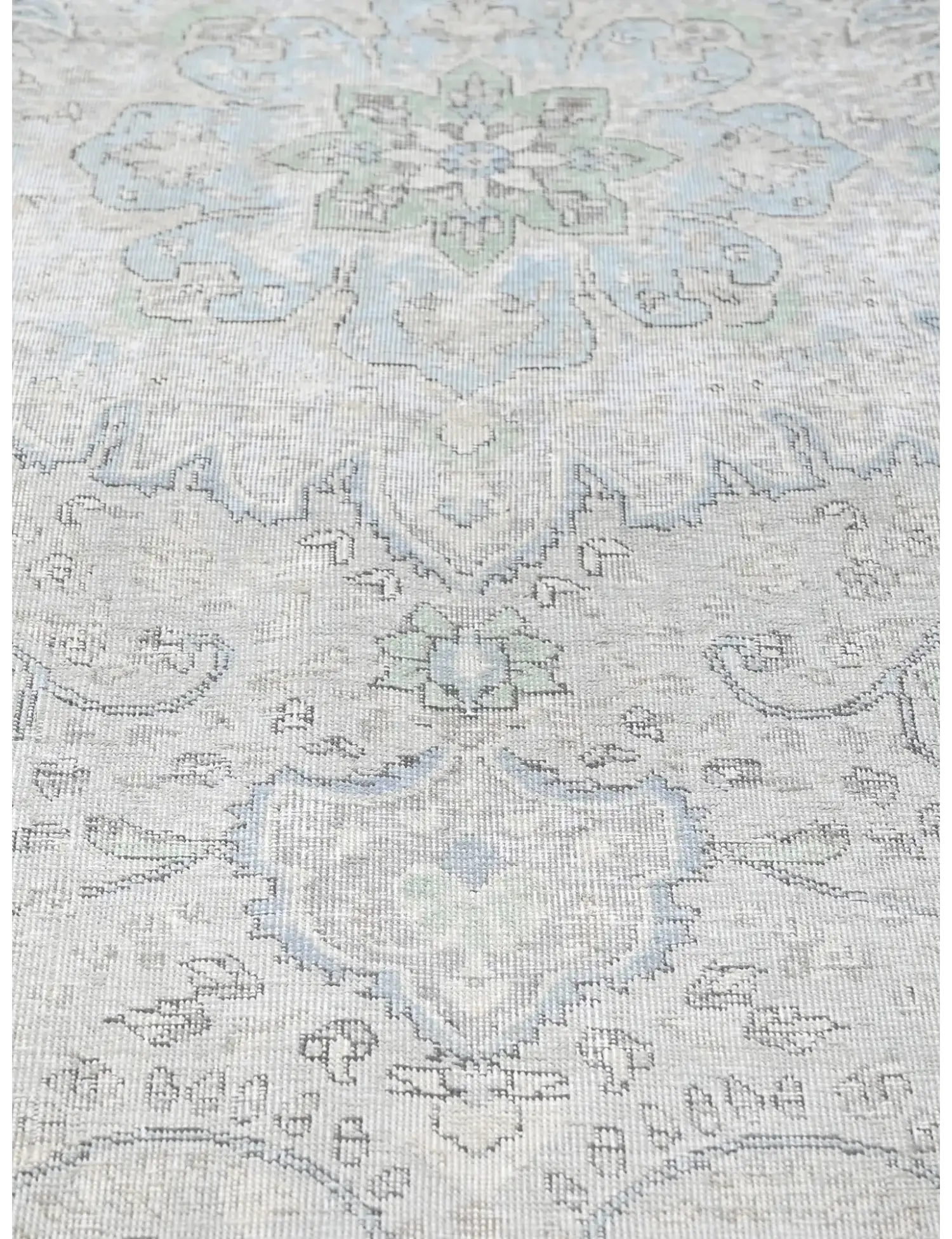 Blau Persien Persischer Vintage Teppich  330 x 244 cm - Einzigartiger handgefertigter Teppich