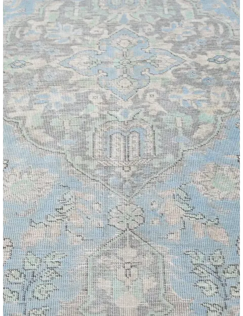 Blau Persien Persischer Vintage Teppich  341 x 247 cm