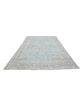 Blau Persien Persischer Vintage Teppich  341 x 247 cm