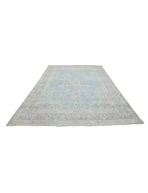Blau Persien Persischer Vintage Teppich  341 x 247 cm