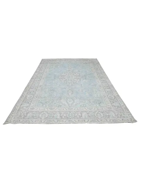 Blau Persien Persischer Vintage Teppich  341 x 247 cm
