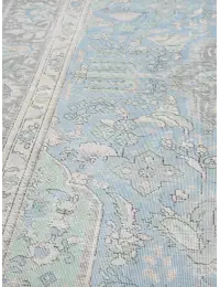 Blå persia Persisk vintage teppe  341 x 247 cm