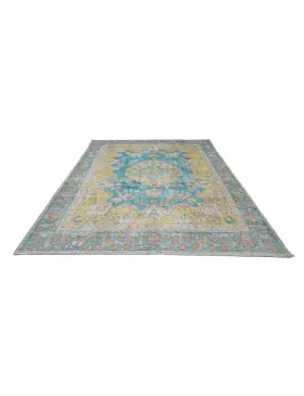 Azul Persia Alfombra persa vintage  322 x 250 cm