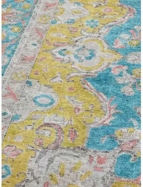 Azul Persia Alfombra persa vintage  322 x 250 cm