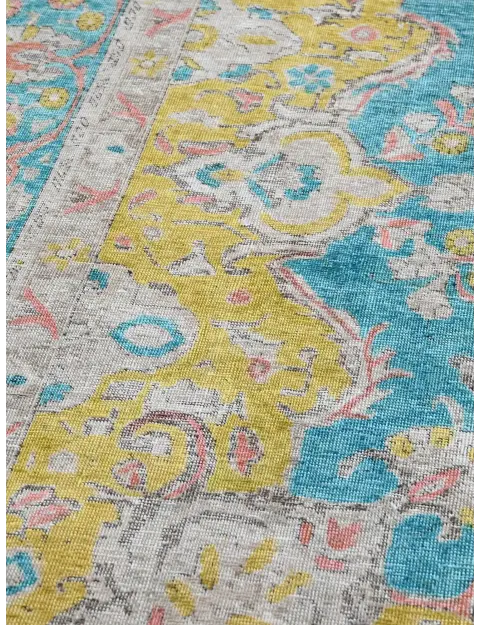 Blau Persien Persischer Vintage Teppich  322 x 250 cm