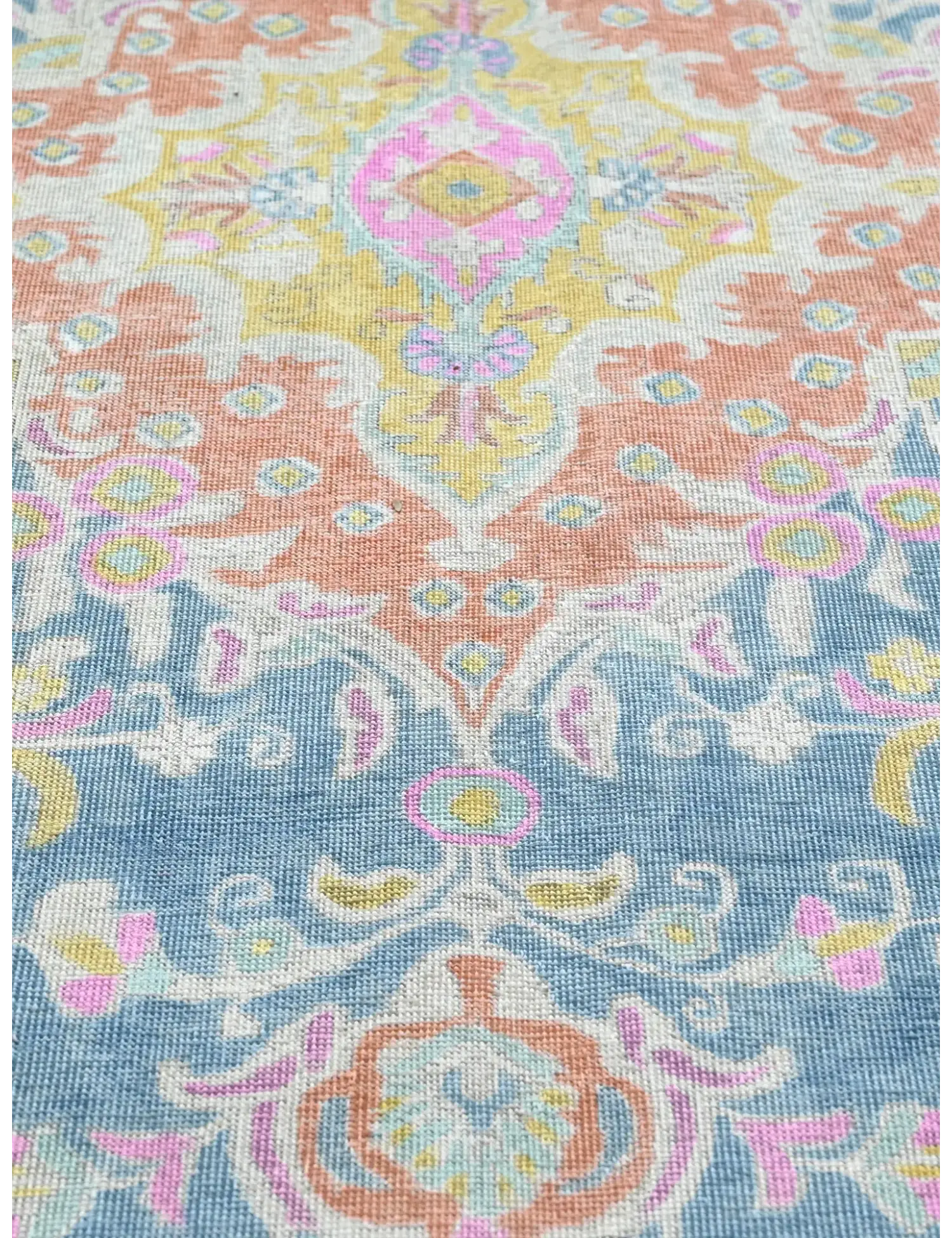 Blau Persien Persischer Vintage Teppich  400 x 307 cm - Einzigartiger handgefertigter Teppich