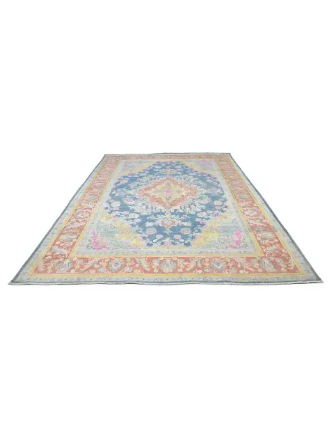 Blau Persien Persischer Vintage Teppich  400 x 307 cm
