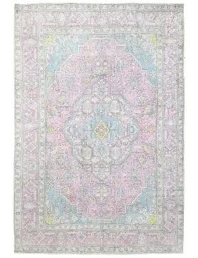 Grå Persia Persisk vintage teppe  279 x 192 cm