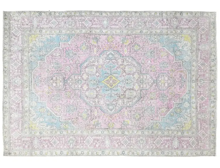 Grau Persien Persischer Vintage Teppich  279 x 192 cm
