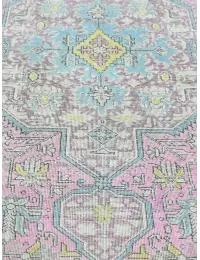 Grau Persien Persischer Vintage Teppich  279 x 192 cm