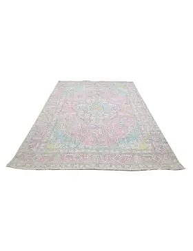 Grå Persia Persisk vintage teppe  279 x 192 cm