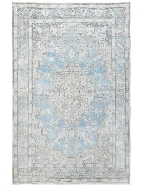 Blå Persia Persisk vintage teppe  306 x 199 cm