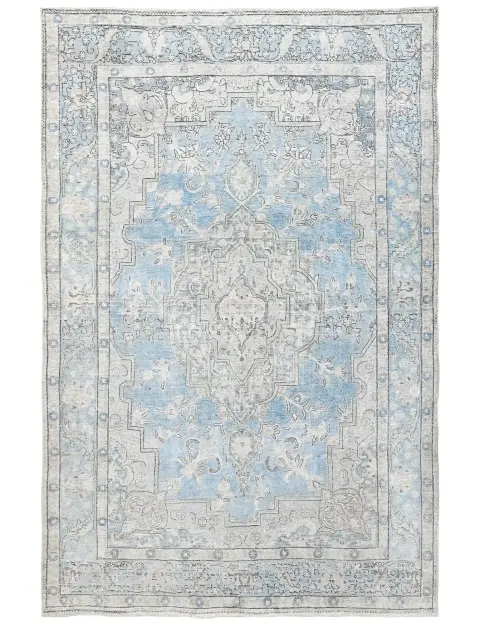 Bleu Persan Tapis Persan vintage  306 x 199 cm