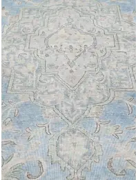 Blå persia Persisk vintage teppe  306 x 199 cm