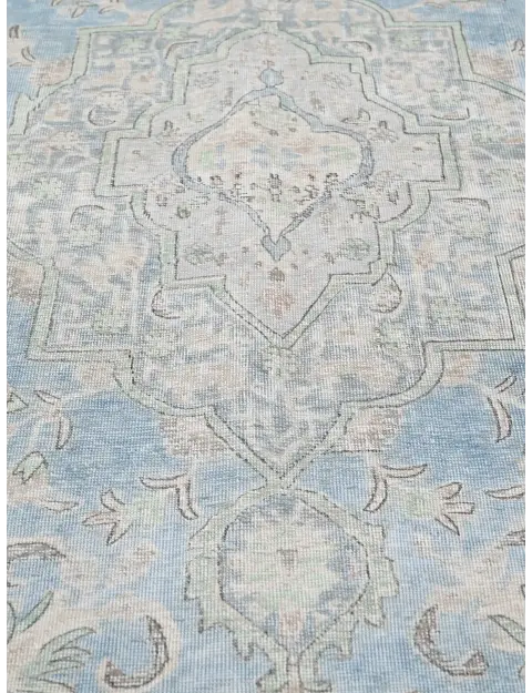 Bleu Persan Tapis Persan vintage  306 x 199 cm
