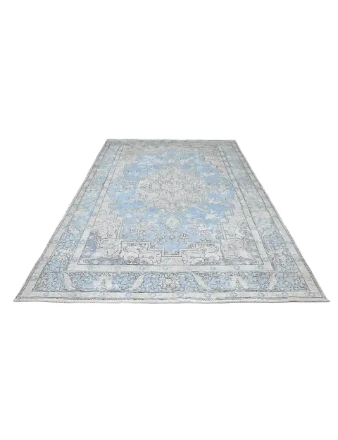 Bleu Persan Tapis Persan vintage  306 x 199 cm