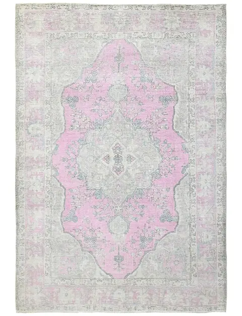 Grau Persien Persischer Vintage Teppich  283 x 196 cm