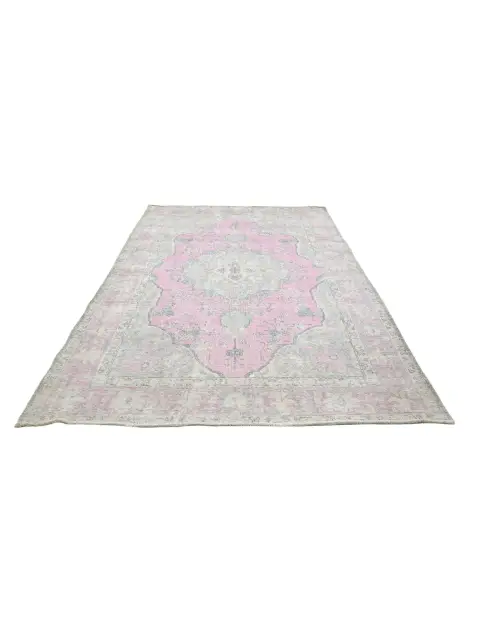Grau Persien Persischer Vintage Teppich  283 x 196 cm