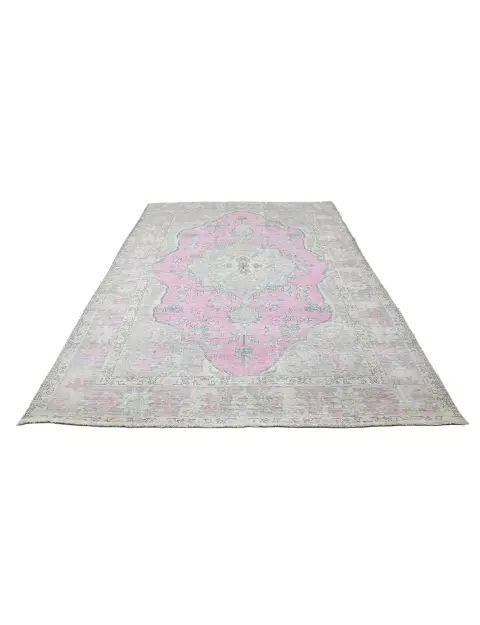 Grau Persien Persischer Vintage Teppich  283 x 196 cm