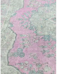 Grau Persien Persischer Vintage Teppich  283 x 196 cm