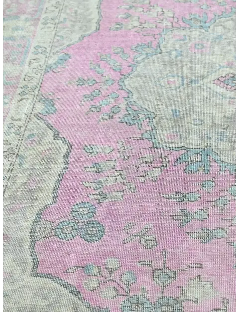 Grau Persien Persischer Vintage Teppich  283 x 196 cm