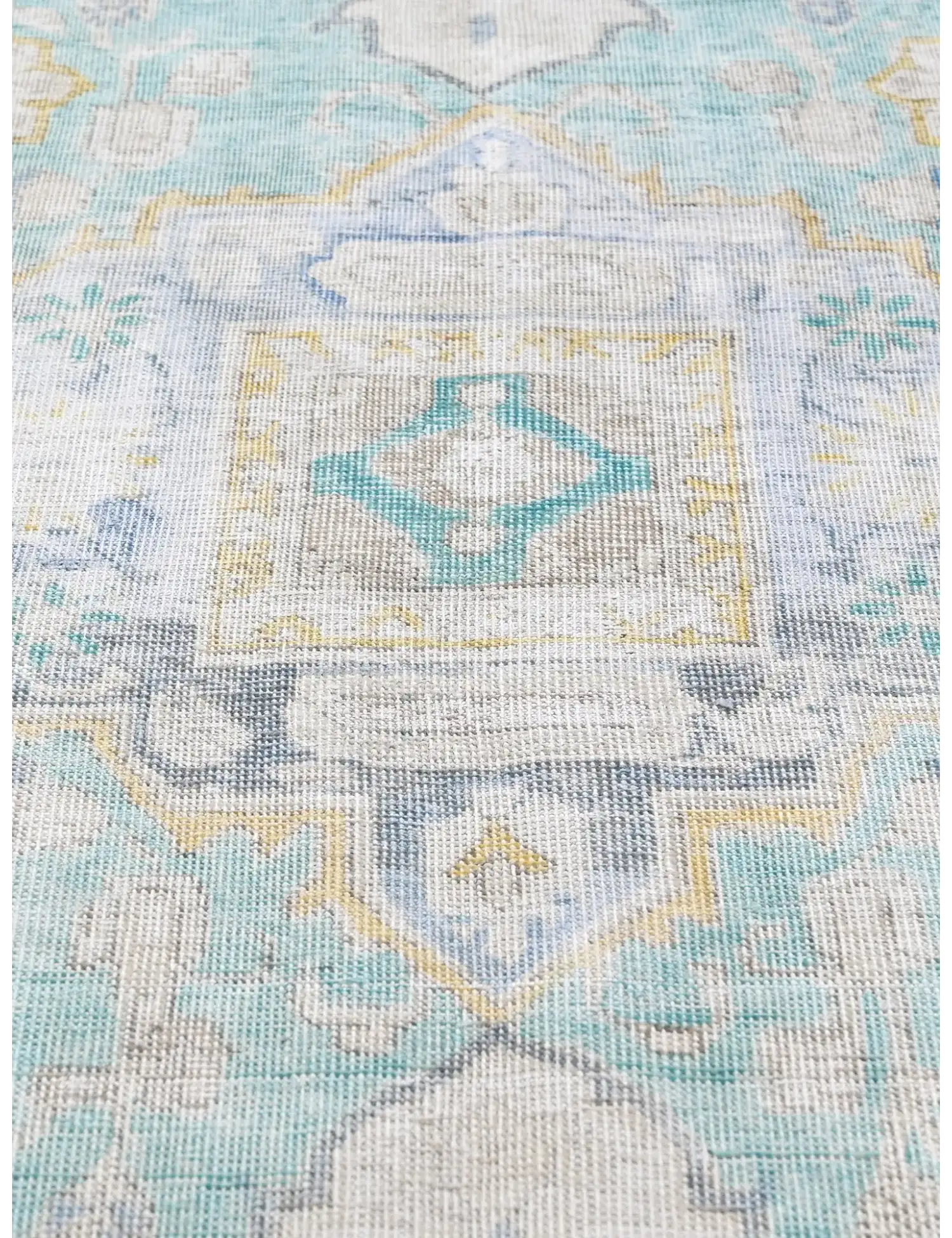 Blå Persien Persisk Vintagetæppe  256 x 180 cm - Unikt håndlavet tæppe