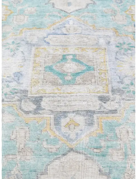 Blau Persien Persischer Vintage Teppich  256 x 180 cm
