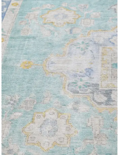 Blau Persien Persischer Vintage Teppich  256 x 180 cm