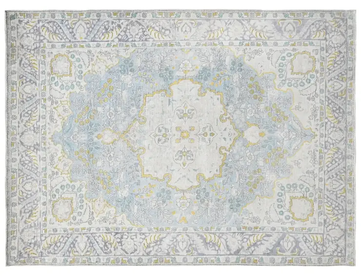 Blau Persien Persischer Vintage Teppich  274 x 194 cm